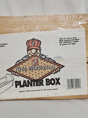 The Home Depot Kids Workshop Planter Box Wood Kit