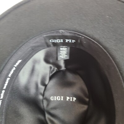 Gigi Pip Hat Wool Fedora Size 57 S/M EUC Black | eBay display picture 2