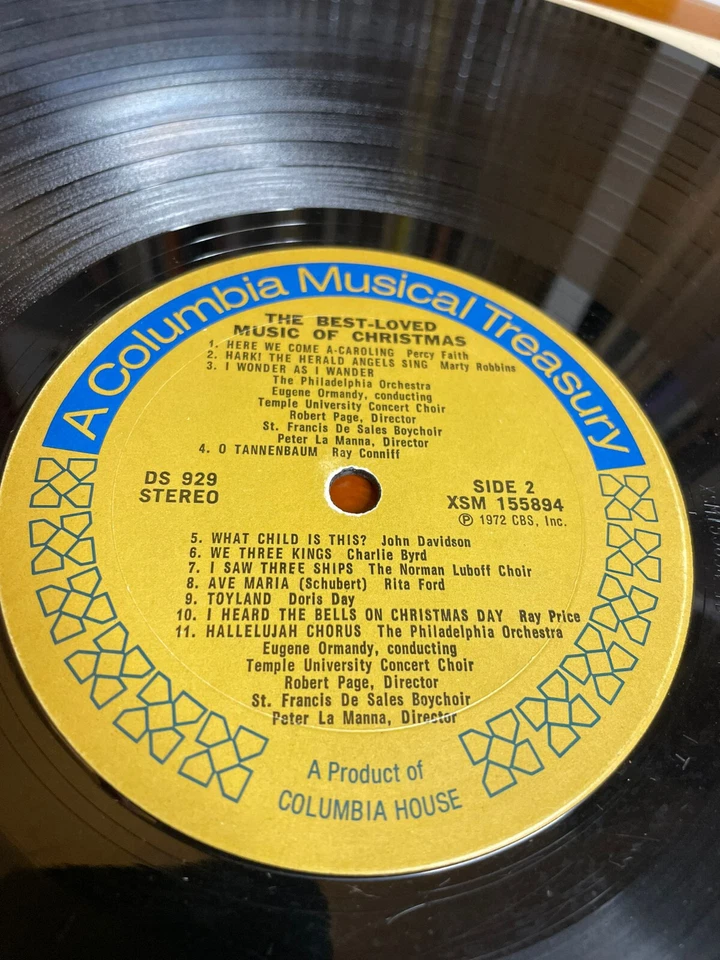 THE BEST LOVED - MUSIC OF CHRISTMAS 3D POP UP GATEFOLD 1st U.S. 1972 2xLP - Image 4 of 4