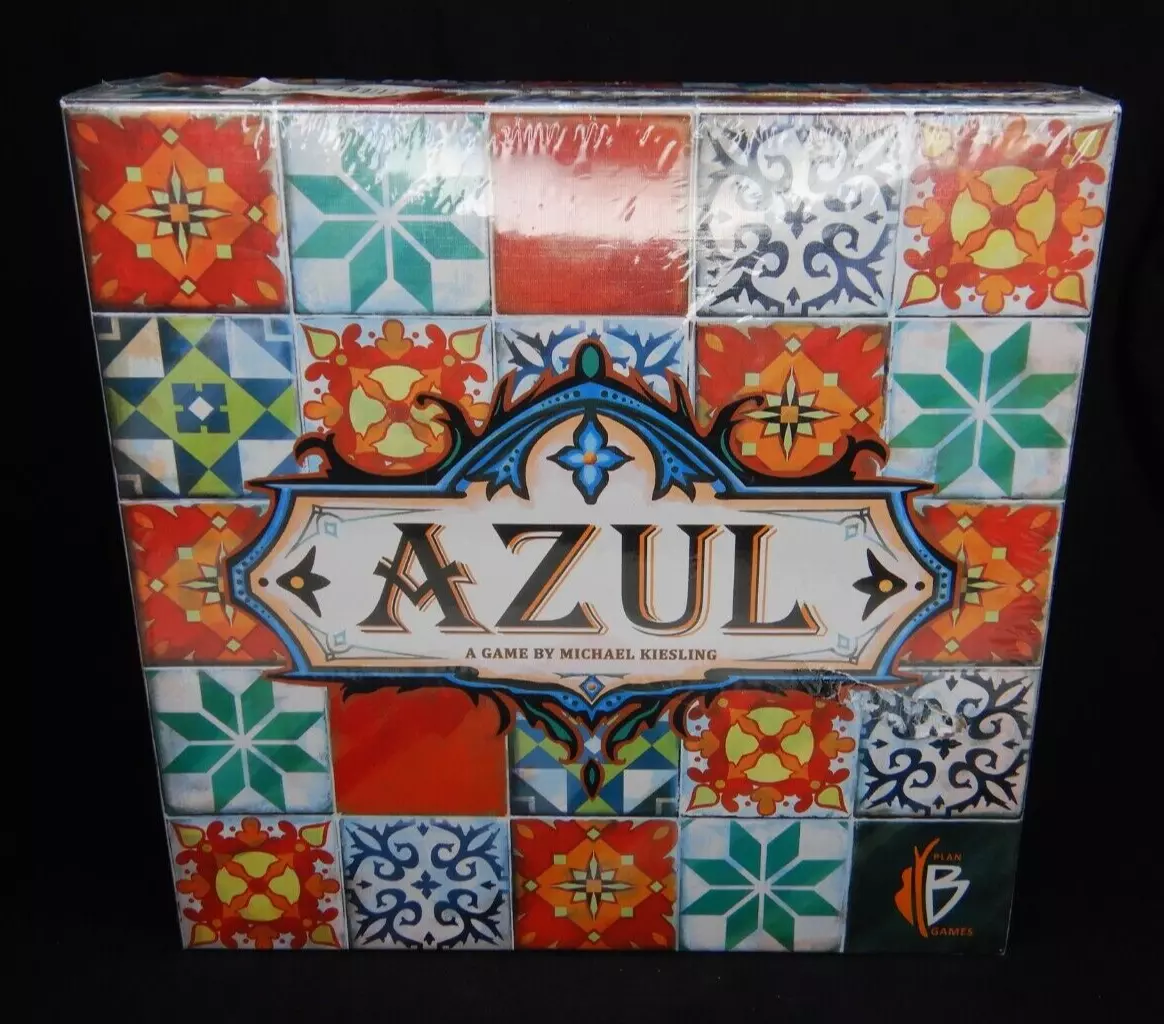  Azul Board Game - Strategic Tile-Placement Game for