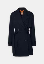BOSS Trenchcoat CRINZY DARK BLUE GR 36 NEU