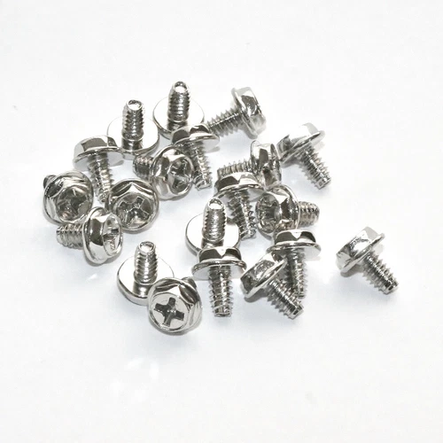 20x PC Gehäuse Schrauben Computer Grobgewinde US UNC 6-32 grobes Gewinde 6,3mm