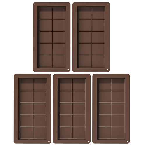 1-5 PACK Deep Chocolate Bar Molds Large and Thick Silicone Chocolate Bar Molud - Picture 17 of 17