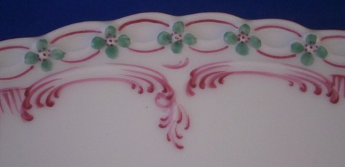 Antique WWI KPM Berlin Porcelain Floral Plate Porzellan Teller German Germany #3 - Picture 4 of 8
