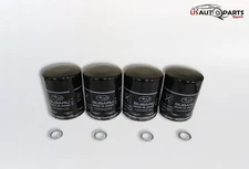 Pack 4 - Genuine Subaru Engine Oil Filter & Gasket For Legacy, Impreza 2010-2025