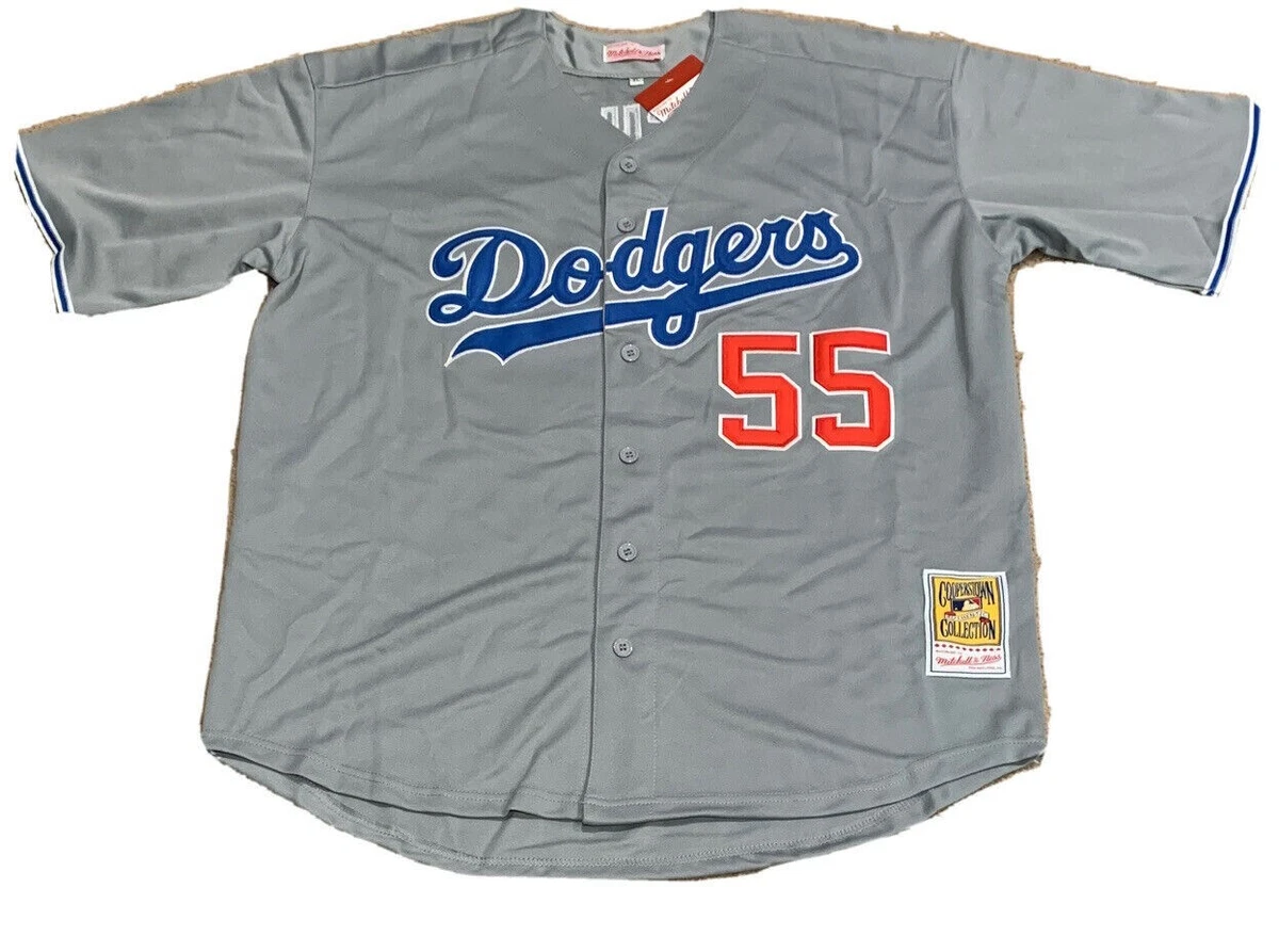 Orel Hershiser Los Angeles Dodgers Jersey Mens XL NWT Road Gray Retro  Throwback