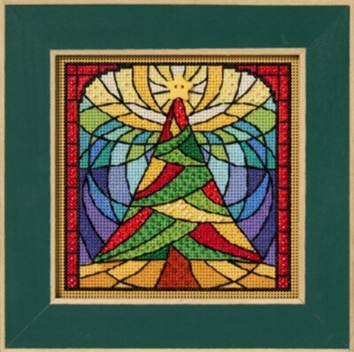 MILL HILL Buttons Beads Kit Counted Cross Stitch STAINED GLASS TREE MH14-2532