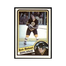 1984 O-Pee-Chee Nevin Markwart RC Boston Bruins #8