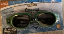 Swimgear Adult GreenSwim Goggles PC Lens Latex Free Adjustable Strap 14 