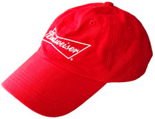 Budweiser Enjoy Responsibly Drink Wiser Red Baseball Cap Trucker Hat Quake City
