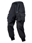 X440 Matte Black Paratrooper Streetwear Techwear Cargo Joggers Pants
