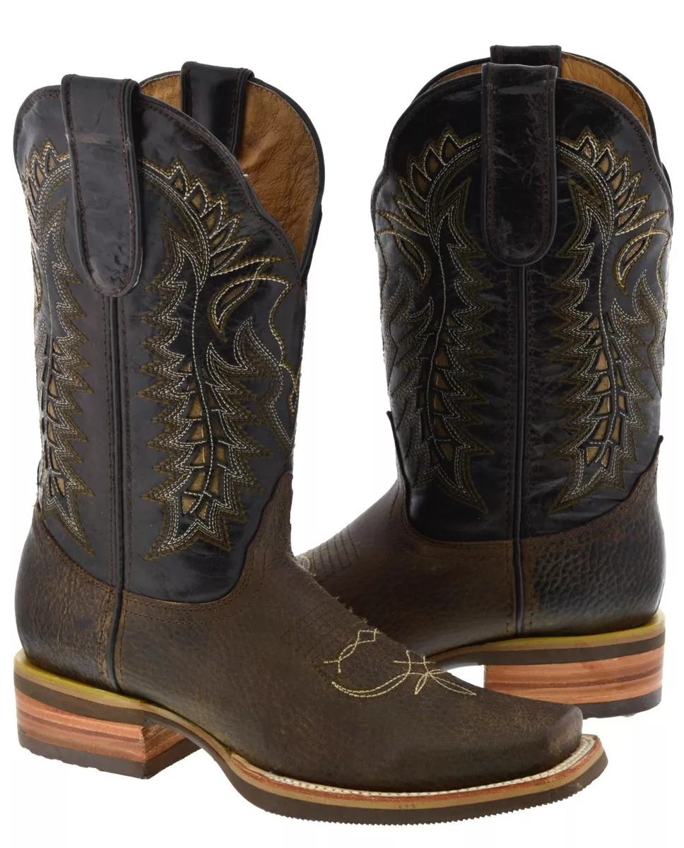Open toe cowboy cheap boots mens