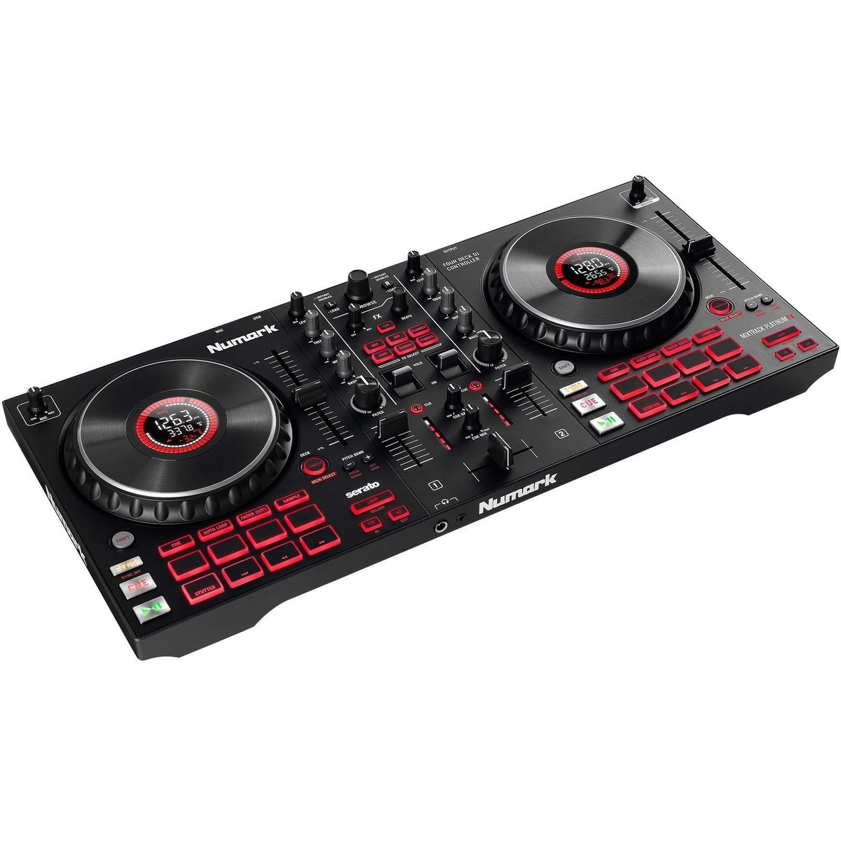 Serato コントロールレコード 4枚セット Numark Mixtrack Platinum FX 4-Deck Serato DJ Controller w