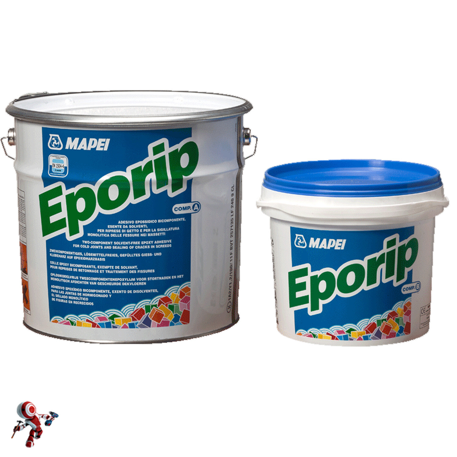 MAPEI EPORIP ADESIVO EPOSSIDICO BICOMPONENTE KG.2