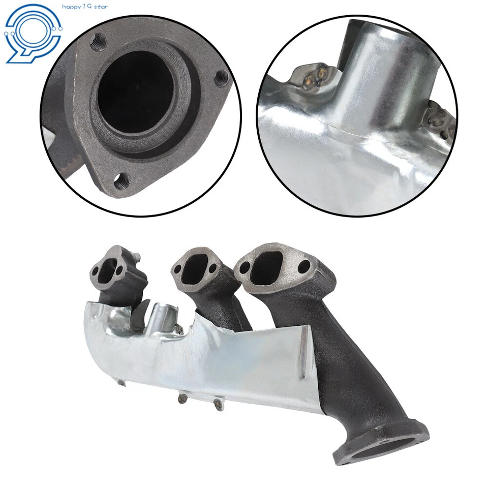 Right Exhaust Manifold W/ Gasket For Chevy C1500 K2500 GMC C2500 K1500 1988-1995 - Image 3 of 4