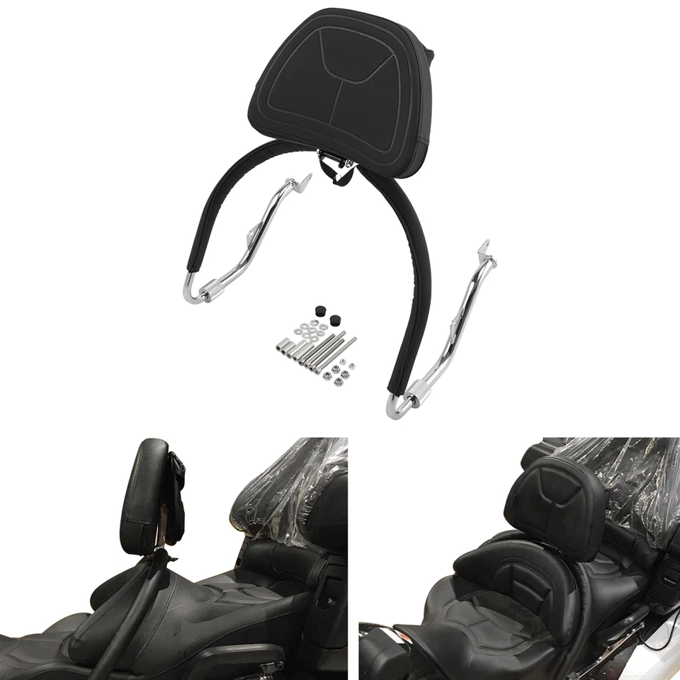 Respaldo barra Sissy delantero conductor apto para Honda Gold Wing GL1800 ABS 2001-05 Foto 4 de 4