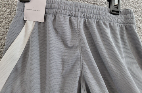 Nike Dri-FIT Standard-Fit Colorblocked Basketball Shorts Big Boys S Gray Pull On - Picture 6 of 16