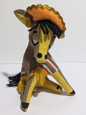 Vintage Repro Dream Pets Pancho Donkey Plush Toy Dakin Stuffed Animal