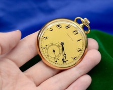 Vintage Tiffany  Co 18K Yellow Gold open face pocket watch
