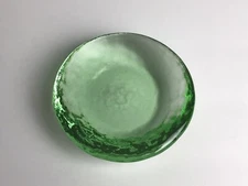 Fire And Light Celery Green Recycled Glass Candle Stand Disc Paperweight