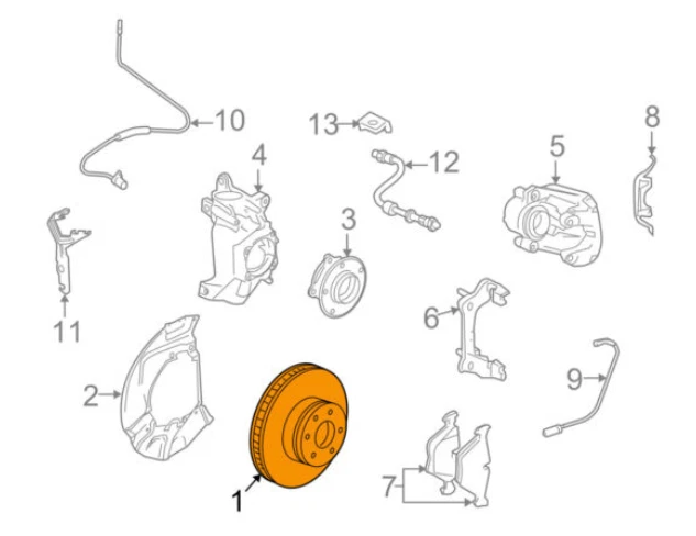 NEW BMW 5 E60 FRONT BRAKE DISC 34116763824 6763824 3.0 PETROL OEM NO🇺🇸DUTIES - Image 2 of 2