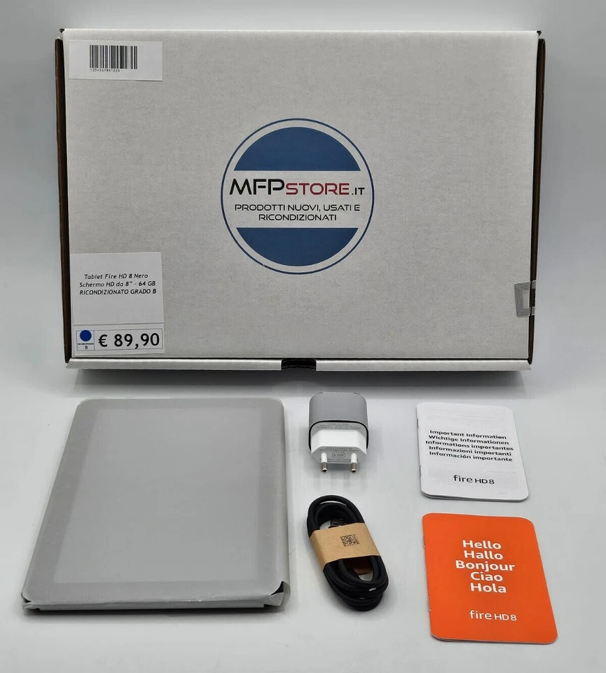 Tablet Amazon Fire HD 8, 64GB, Nero - Prestazioni Elevate e Funzionalità Smart - Imagen 4 de 4