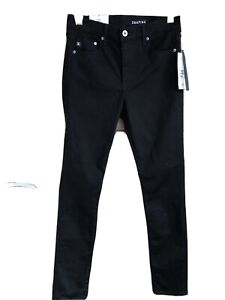 H M No Fade Black Skinny Ankle Body Shaping Jeans Eu 30 Ebay