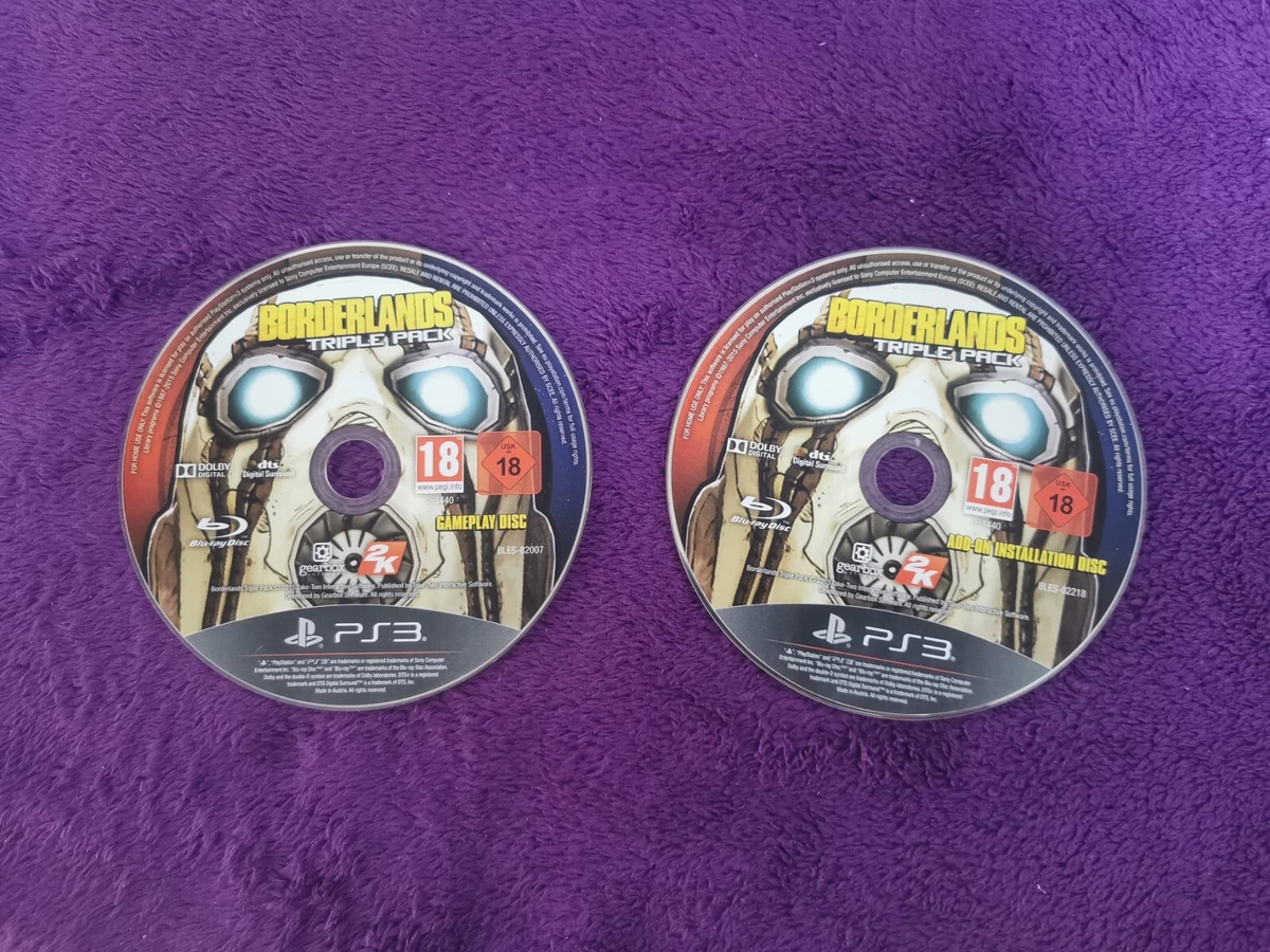 BORDERLANDS TRIPLE PACK Pal Esp Buen PlayStation Ps3