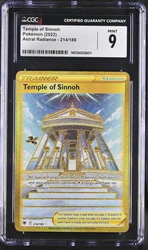 Temple of Sinnoh graded CGC 9 for sale on eBay