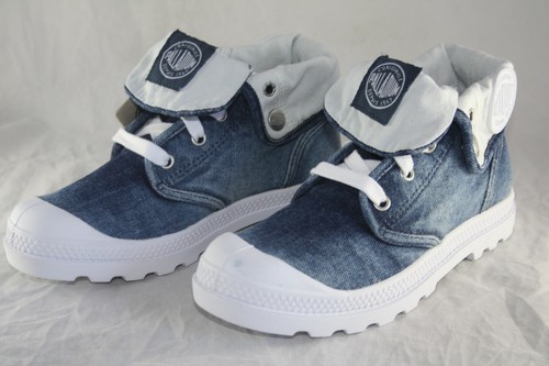 WOMEN S PALLADIUM BAGGY LOW LP DENIM 95323 423 M INDIGO WHITE LIGHT 