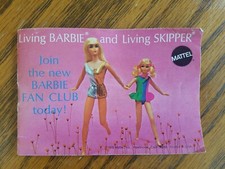 Vintage 1970 Mattel Living Barbie and Skipper Mini Catalog Brochure Booklet