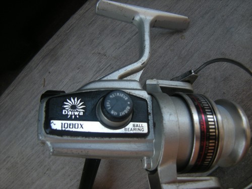 Mulinello da Pesca Vintage Daiwa 1000X Silver Series Alta Velocità Spinning - Giappone - Foto 4 di 8
