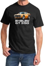 1969 1970 Shelby Gt350 Mustang Fastback Full Color Tshirt New Free Shipping