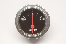 Vintage AC Car Truck Dash Accessory -100-100+ Amp Ampere Ammeter Gauge 1-15/16"
