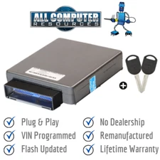 1998 Ford Contour 2.5L Engine Computer Programmed w/ Keys 98BB-12A650-CAC