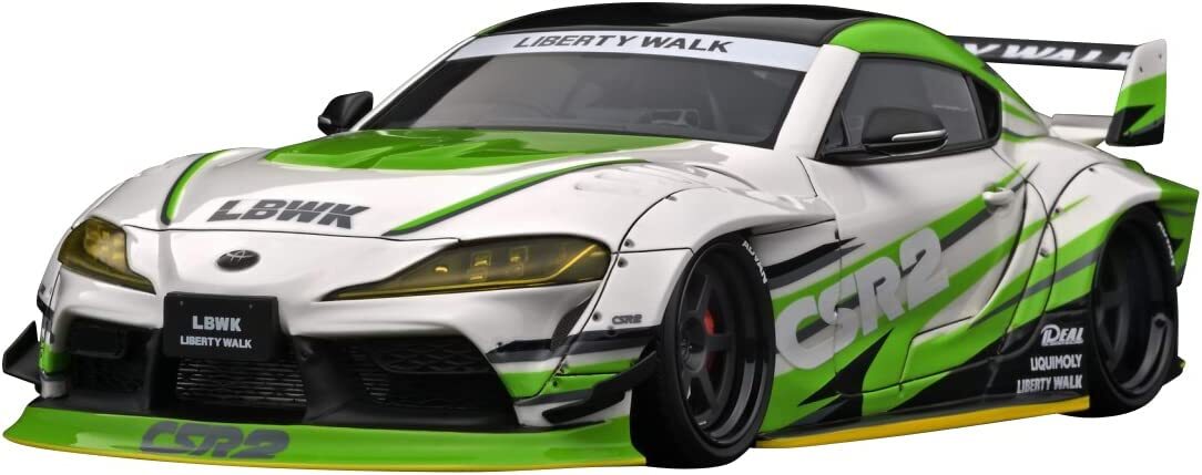 ignition model 1/18 LB-WORKS TOYOTA SUPRA (A90) White/Green ignition model 1/18 LB-WORKS TOYOTA SUPRA (A90) White/Green