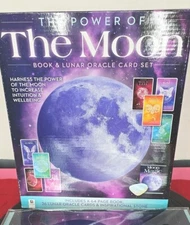 The Power Of The Moon Book & Lunar Oracle Card Set New Open Box