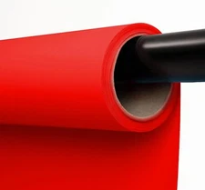 53''x16.4' Seamless Paper Backdrop Roll Scarlet Red for Photography Studio