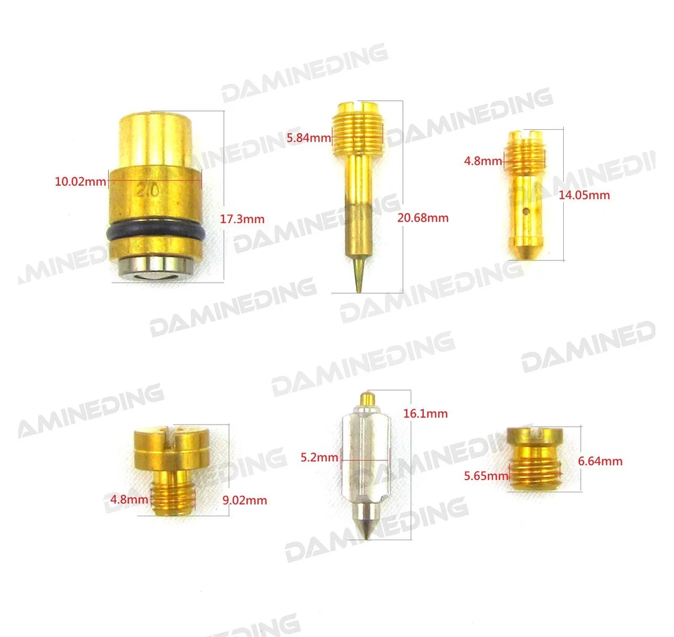 4 X KIT RECONSTRUCCIÓN REPARACIÓN CARBURADOR CARBURADOR 80-81 GS1000 gs1000g gs1000gl Foto 3 de 4