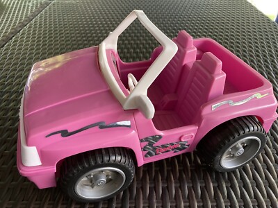 Vintage Barbie Pink Dune Buggy Jeep 4x4 Push Toy 1994 Mattel | eBay