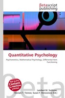 Lambert M. Surhone (U. A.) | Quantitative Psychology | Taschenbuch | Englisch