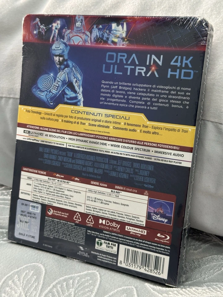 TRON LIMITED EU EDITION 4K ULTRA HD STEELBOOK NEW & SEALED **BENT - See Photos** - Image 2 of 4