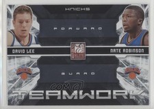 2009-10 Donruss Elite Teamwork Combos Green David Lee Nate Robinson #20 0w6