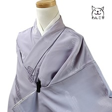Wankotei Kimono Synthetic Fiber Washable Purple Casual Japan