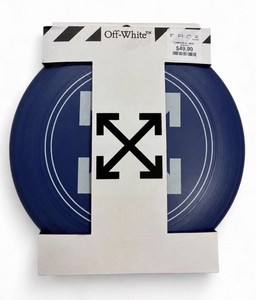 Off-White x Virgil Abloh Frisbee Flying Disc Brand New Sealed Navy Color Rare