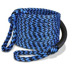 Boat Tow Rope 60ft 3-6K, Floating Ropes for Towable Tubes  Watersport 3K 3K Blue