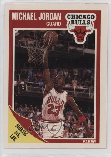 1989-90 Fleer Michael Jordan #21 HOF 00m9