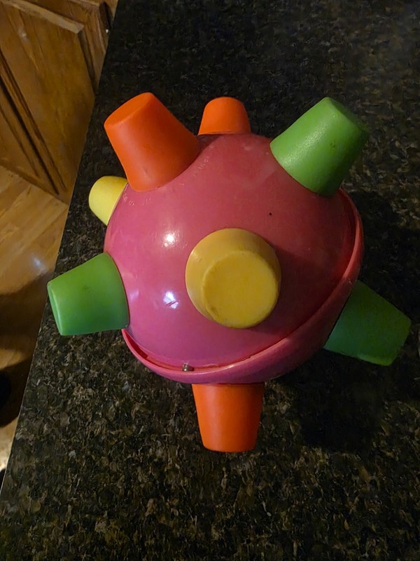 Spark Hand Size SixBumble Ball Vibrating Bouncing Ball Kids 90s Toy Rumble Ball