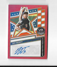 2026 Panini Stars & Stripes Jace Duckett RC AUTO RED PRIZM #88/99