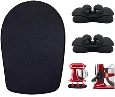 Sliding Mats for Kitchen aid (black)4.5-5Qt Mat+2 black Mixer Accessories 